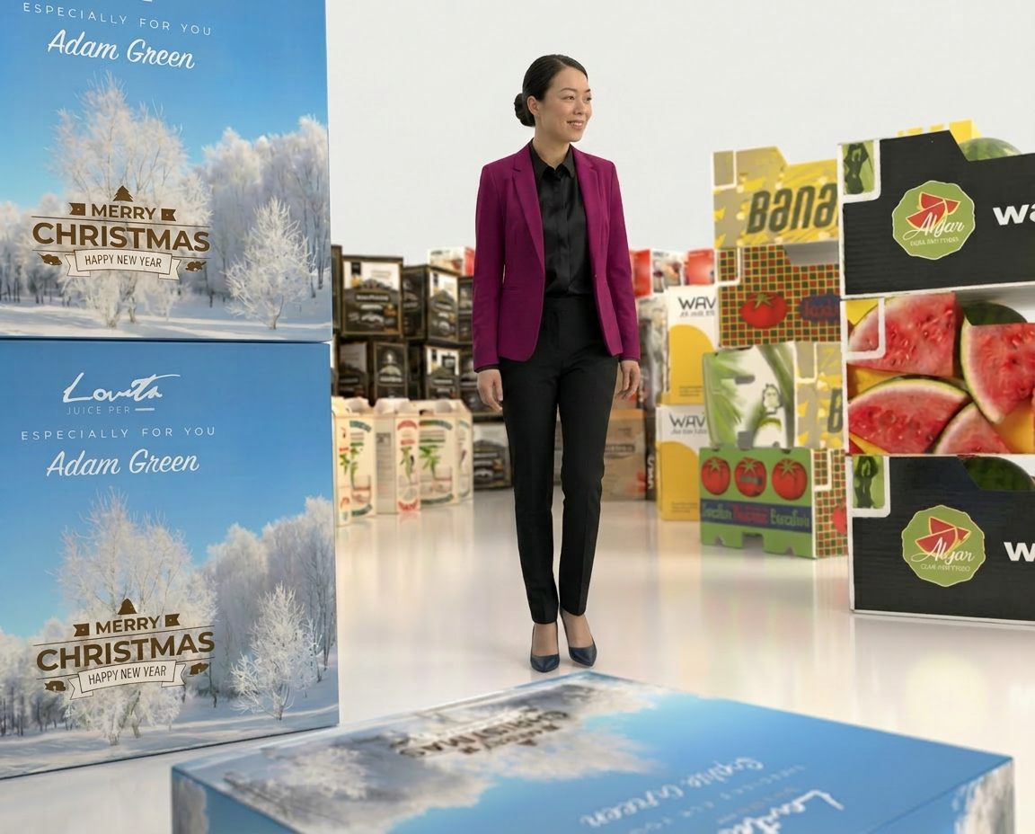 Retail-ready corrugated display output
